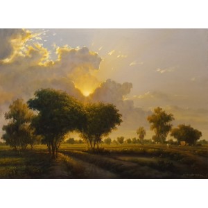 Zulfiqar Ali Zulfi, 30 x 40 Inch, Oil on Canvas, Landscape Painting-AC-ZUZ-094
